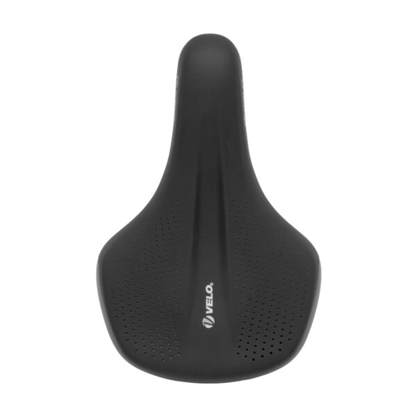 ASIENTO VELO VL-3629 COLOR NEGRO 248MM x 168MM RIEL ACERO PARA MTB/RUTA