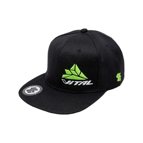 GORRA VITAL VICERA PLANA,BROCHE, NEGRO