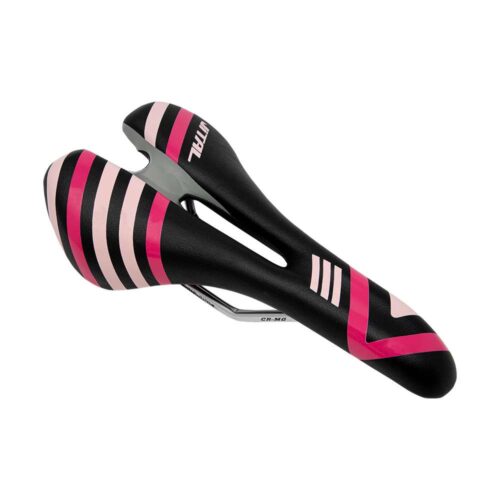 ASIENTO VITAL ´´V ´´275X132MM NEGRO-ROSA