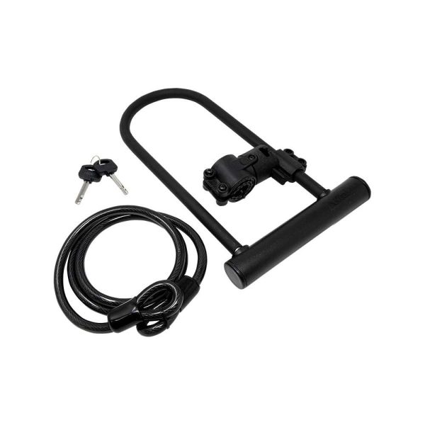 CANDADO U 35X180X320+SOPRTE+LOOP 10X120 NGR