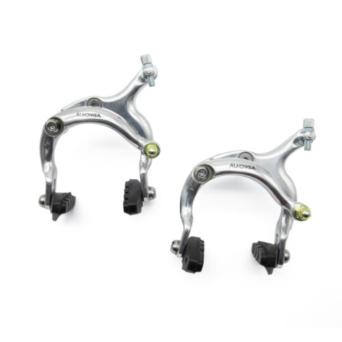 FRENO ALHONGA CALIPER EN ALUMINIO PLATA  HJ-1201AD CON ALCANCE DE 67MM A 79MM