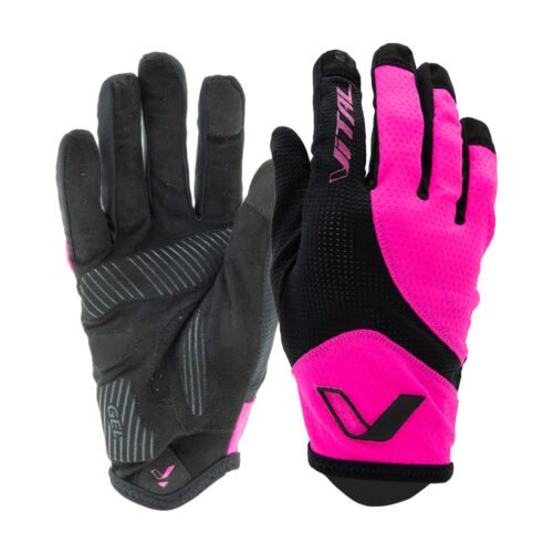 GUANTE MTB LARGO VITAL COLOR ROSA/NEGRO PARA MUJER TALLA EXTRA GRANDE