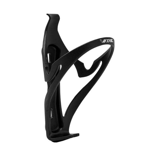 PORTA ANFORA PARA BICICLETA EN POLIAMIDA VITAL NEGRO MATE