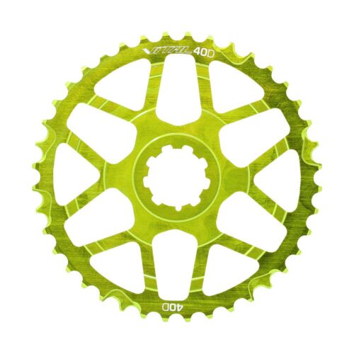 PIÑON SPROKET 40D VERDE AL 7075 CNC