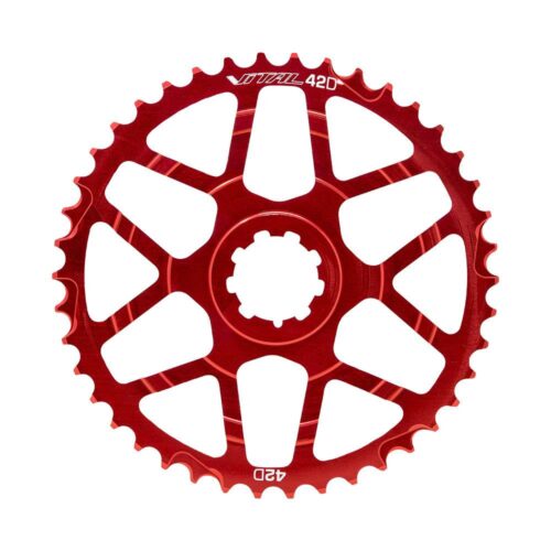 PIÑON SPROKET 42D ROJO AL 7075 CNC