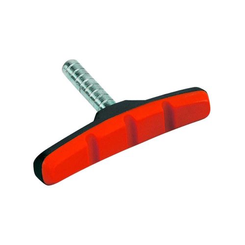 ZAPATA DE FRENO 70MM NEGRO/ROJO V-BRAKE DE VASTAGO