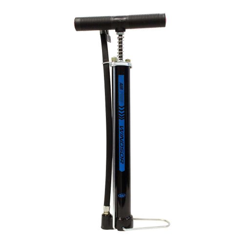 BOMBA PIE ACERO NG/AZL L:32CM V/A"WINDSOR"