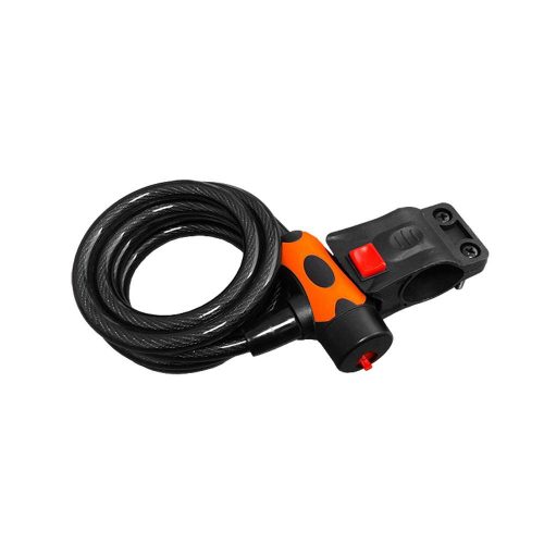 CANDADO CABLE 10x2000mm NGO HUMO C/LLAVE