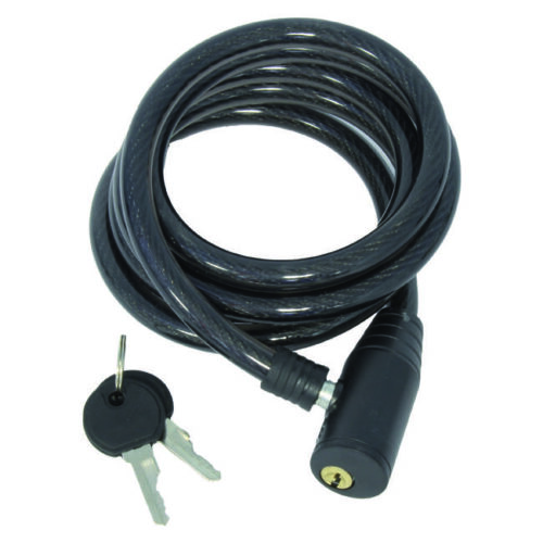 CANDADO CABLE 10x1500MM NEGRO