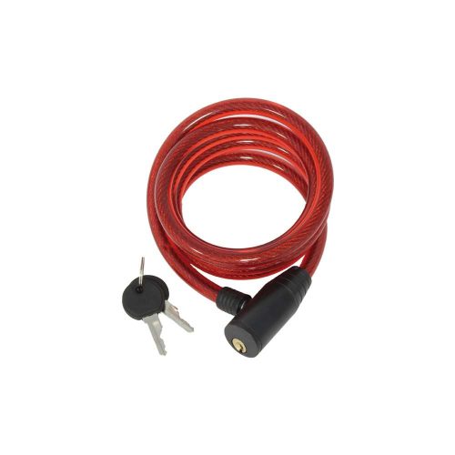 CANDADO CABLE 10x36" ROJO "WINDSOR"