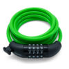 CANDADO PARA BICICLETA 8X185CM DE COMBINACION VERDE WINDSOR