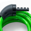 CANDADO PARA BICICLETA 8X185CM DE COMBINACION VERDE WINDSOR