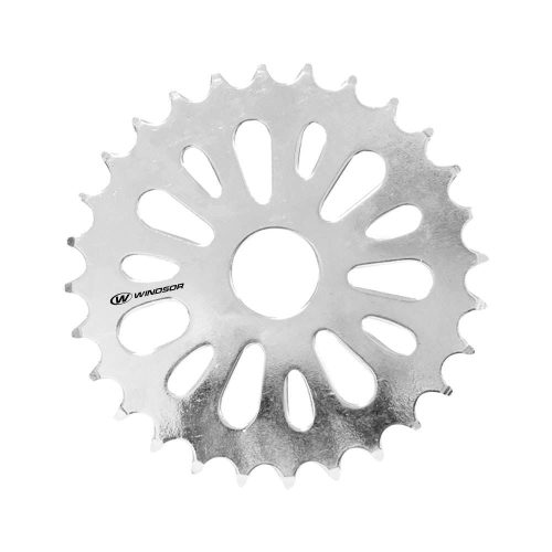 DISCO PARA CIGÜEÑAL BMX 28 DIENTES CROMADO COMPACTO WINDSOR