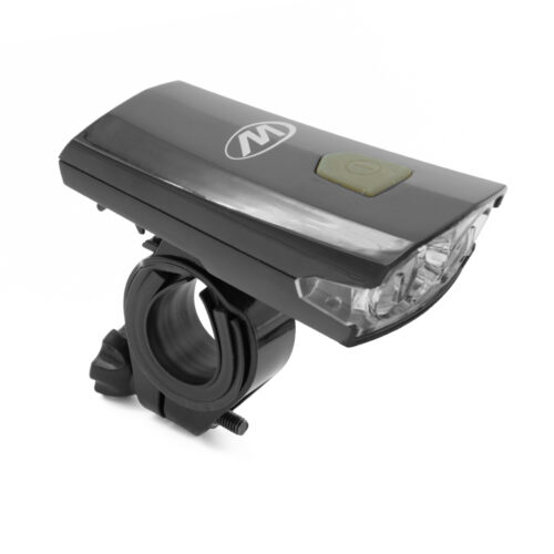 LUZ PARA BICICLETA RECARGABLE USB  COLOR NEGRO MARCA WINDSOR