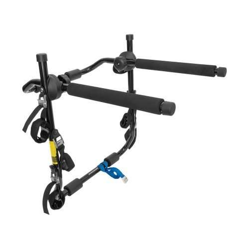 PORTA BICICLETAS PLEGABLE PARA AUTO 2 BICICLETAS ACERO NEGRO COLOR NEGRO WINDSOR